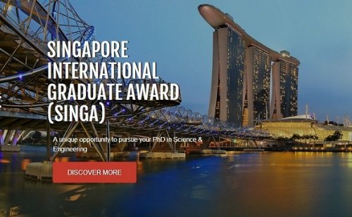 Singapore International Graduate Awards Fully Funded, SINGA